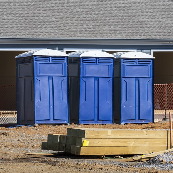 what is the maximum capacity for a single portable toilet in Ridgefield Park NJ